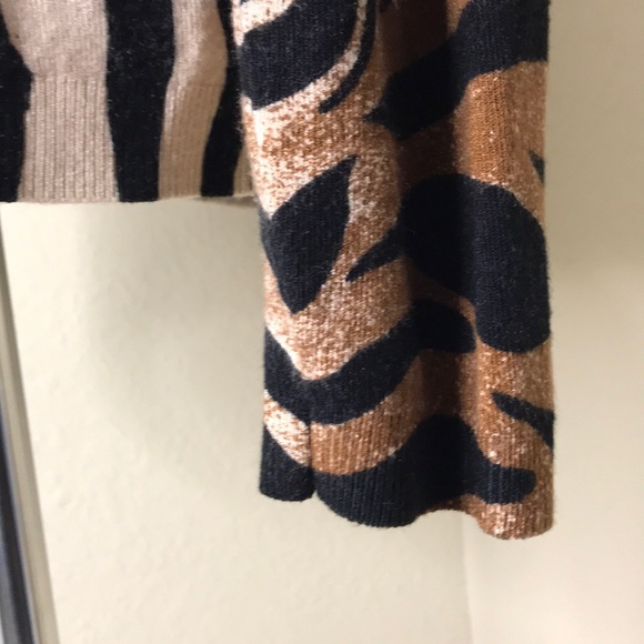 DIVA Thin Knitted Leopard Longsleeve Top L - Picture 3 of 6